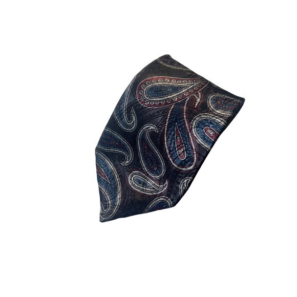 Reed St James Paisley Necktie 100% Polyester Men's Tie - Picture 2 of 7